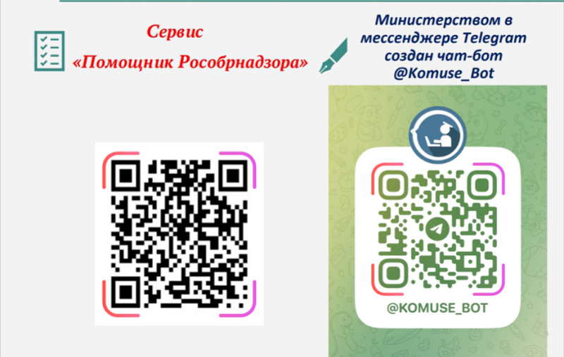 Сервис Помощник Рособрнадзора